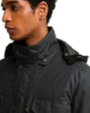 Barbour + Winter Sapper Wax Jacket Sage/Shadow Classic - 4