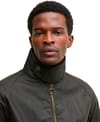 Barbour + Short Bedale Wax Jacket Olive - 3