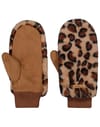 Fur Mitts Print Brown + Barts