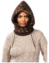 Barts + Eliess Hood Print Brown