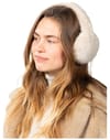 Barts + Big Fur Earmuffs Beige