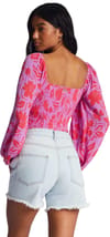 Billabong + On Your Mind Woven Top Bright Orchid - 5