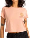 Vibes Around SS Tee W Rose Bud + Billabong
