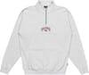 Billabong + Burleigh Half Zip Sweatshirt Light Grey Heather - 6