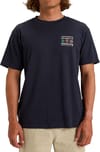 Approach SS Tee Dark Navy + Billabong