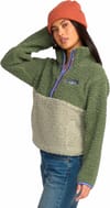 Billabong + Horizon Mock Neck Half Zip Fleece W Treehugger - 3