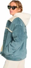Billabong + Cord In Love Trucker Jacket W Silver Bleach - 3