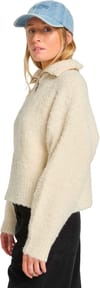 Billabong + Lost Heaven Half Zipped Sweater W White Cap - 3