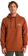 Billabong + Compass Pullover Fleece Rust