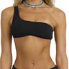 Laura Twisted Sun One Shoulder Black Pebble + Billabong