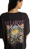 Billabong + Floral Rocker SS Tee Off Black - 5