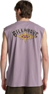 Billabong + Burn Out Muscle Top Purple Ash - 5