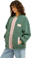 Billabong + College Picture Sherpa Vest Stormy Seas