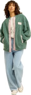 Billabong + College Picture Sherpa Vest Stormy Seas - 4