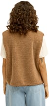 Billabong + Be Happy Sherpa Vest Brownstone - 3