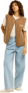 Billabong + Be Happy Sherpa Vest Brownstone - 4
