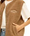 Billabong + Be Happy Sherpa Vest Brownstone - 5