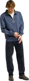 Billabong + Winton Half Zip Sweatshirt Ombre Blue - 6