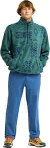 Billabong + Boundary Mock Neck Smoke Pine - 6