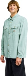 Billabong + Bong Days Corduroy Shirt Blue Surf - 4