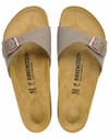Birkenstock + Madrid M Birko-Flor Nubuck Stone - 3