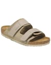 Uji Soft Suede Nubuck Leather Taupe + Birkenstock