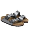 Birkenstock + Arizona W Birko-Flor Metallic Black