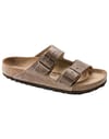 Birkenstock + Arizona Oiled Leather Narrow Tobacco Brown