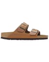 Birkenstock + Arizona Oiled Leather Narrow Cognac