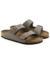 Birkenstock + Arizona Birkibuc Narrow Stone