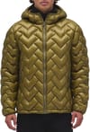 M Plumis Micro Down Jacket Olive Green + Blackcrows