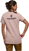Black Diamond + W Equipment For Alpinists SS Tee Pale Mauve - 5