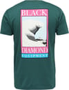 Black Diamond + M Bd Winter Ridge SS Tee Deep Woods - 3