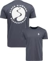 M Bd Backcountry Stamp SS Tee Carbon + Black Diamond