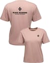 W Equipment For Alpnst SS Tee Pale Mauve + Black Diamond