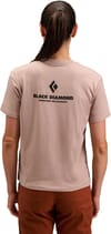 Black Diamond + W Equipment For Alpnst SS Tee Pale Mauve - 6