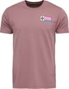 Black Diamond + M Bd Winter Ridge SS Tee Dark Mauve