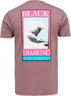 Black Diamond + M Bd Winter Ridge SS Tee Dark Mauve - 3