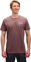 Black Diamond + M Bd Winter Ridge SS Tee Dark Mauve - 4