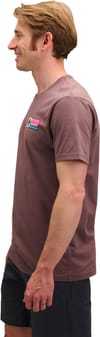 Black Diamond + M Bd Winter Ridge SS Tee Dark Mauve - 6