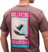 Black Diamond + M Bd Winter Ridge SS Tee Dark Mauve - 8