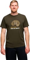 Black Diamond + M Brain On Camalot SS Tee Dark Moss