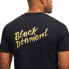 Black Diamond + M Shredded SS Tee Black - 8