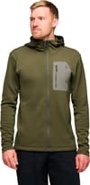 Black Diamond + M Diverge FZ Hoody Dark Moss