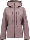 W Recon LT Stretch Shell Dark Mauve + Black Diamond