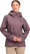 Black Diamond + W Strataline Stretch Shell Dark Mauve