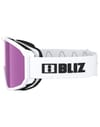 Bliz + Rave Matt White W Black Logo - Pink Brown