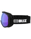 Bliz + Charge Otg Matt Black W White Logo - Light Orange/Blue