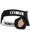 Bliz + Rave Jr Matt Black W White Logo - Light Orange/Blue - 3