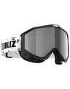 Bliz + Liner Jr Black-White Logo - Brown/Silver mirror - 4